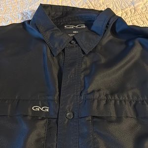 Large Game Guard Black Fishing shirt